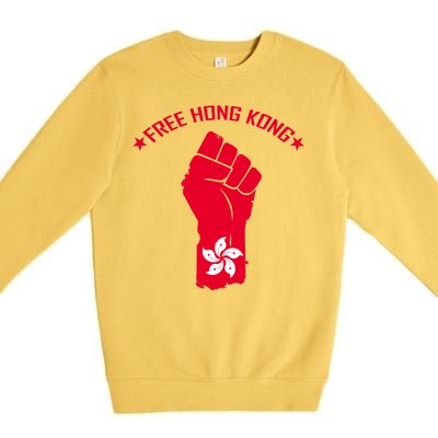 Free Hong Kong Fist Premium Crewneck Sweatshirt