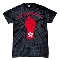 Free Hong Kong Fist Tie-Dye T-Shirt