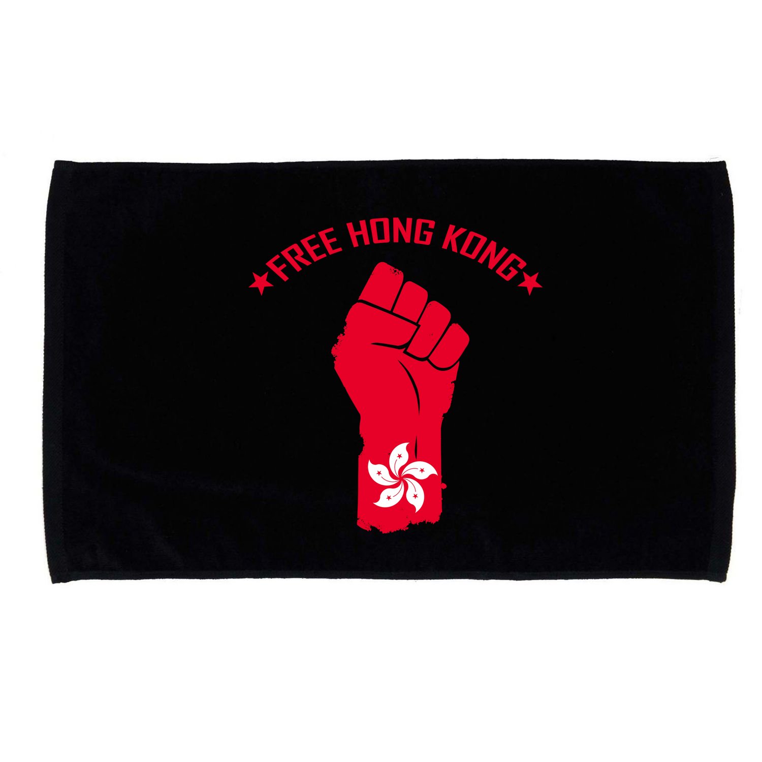 Free Hong Kong Fist Microfiber Hand Towel