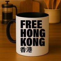 Free Hong Kong For Democracy Now Mug
