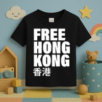 Free Hong Kong For Democracy Now Toddler T-Shirt