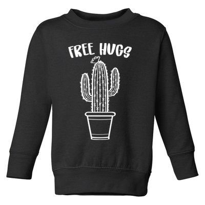 Free Hugs Cactus Toddler Sweatshirt