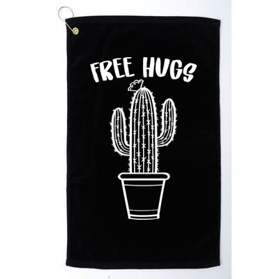 Free Hugs Cactus Golf Towel