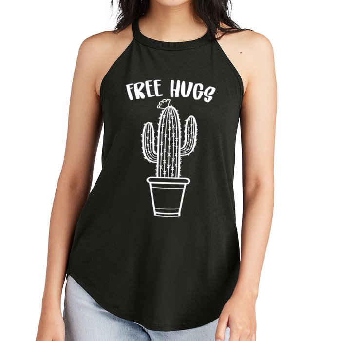 Free Hugs Cactus Women's Perfect Tri Rocker Tank