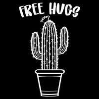 Free Hugs Cactus Women's Perfect Tri Rocker Tank