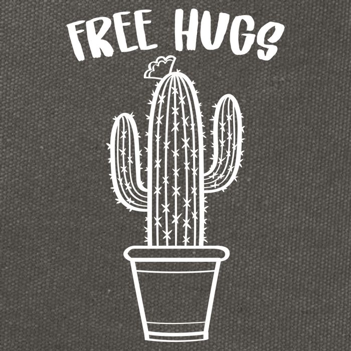Free Hugs Cactus Cotton Canvas Backpack