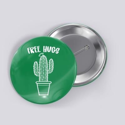 Free Hugs Cactus Button