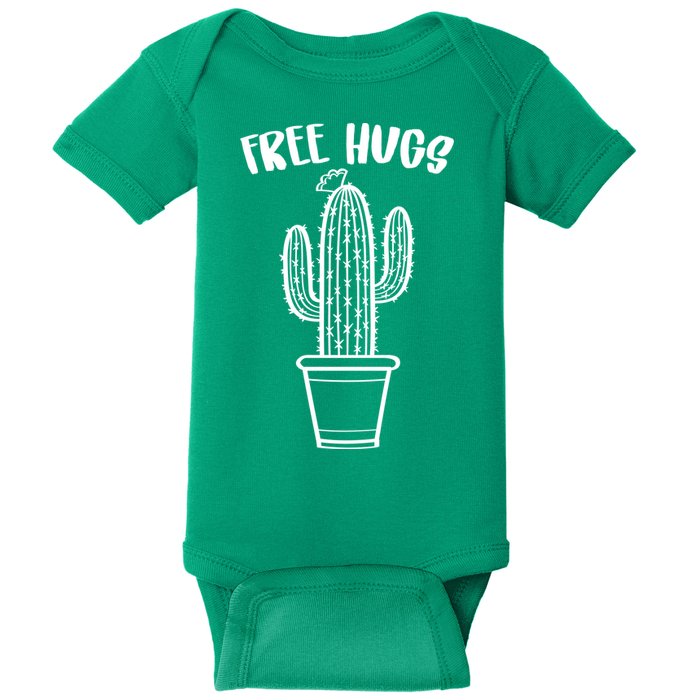 Free Hugs Cactus Baby Bodysuit