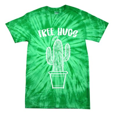 Free Hugs Cactus Tie-Dye T-Shirt