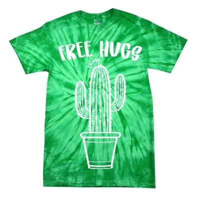 Free Hugs Cactus Tie-Dye T-Shirt