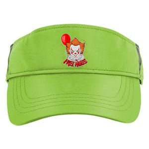 Free Hugs Scary Clown Funny Adult Drive Performance Visor