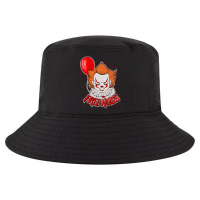 Free Hugs Scary Clown Funny Cool Comfort Performance Bucket Hat