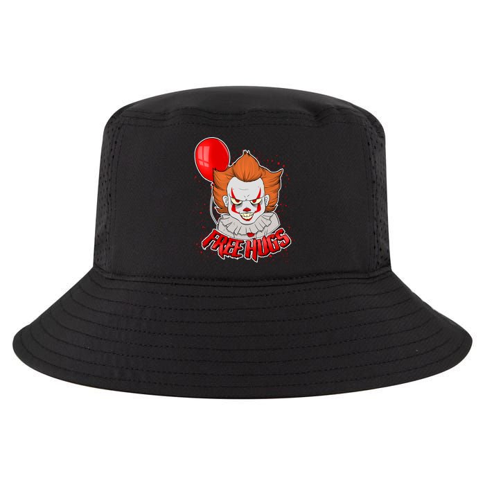 Free Hugs Scary Clown Funny Cool Comfort Performance Bucket Hat