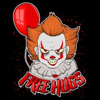 Free Hugs Scary Clown Funny Apron