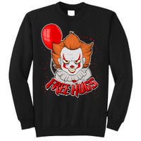 Free Hugs Scary Clown Funny Sweatshirt