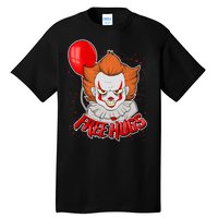 Free Hugs Scary Clown Funny Tall T-Shirt