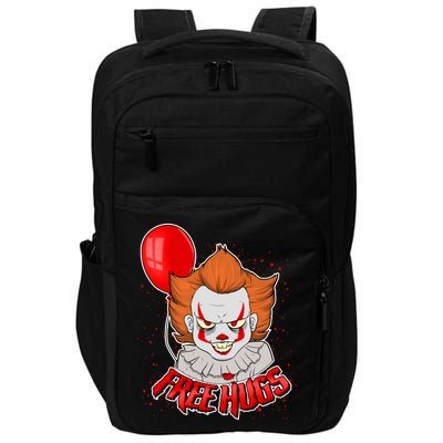 Free Hugs Scary Clown Funny Impact Tech Backpack