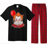 Free Hugs Scary Clown Funny Pajama Set