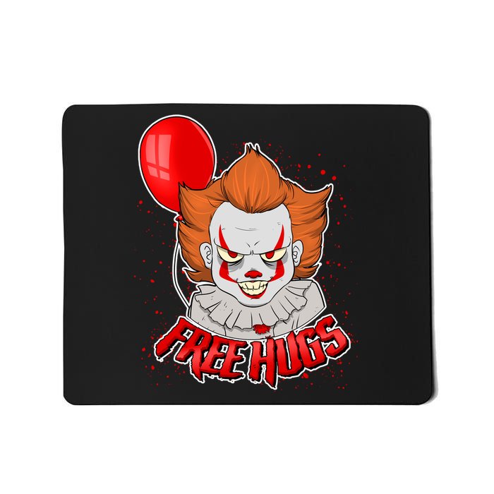 Free Hugs Scary Clown Funny Mousepad