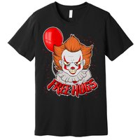 Free Hugs Scary Clown Funny Premium T-Shirt