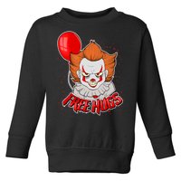 Free Hugs Scary Clown Funny Toddler Sweatshirt