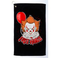 Free Hugs Scary Clown Funny Golf Towel