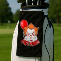 Free Hugs Scary Clown Funny Golf Towel