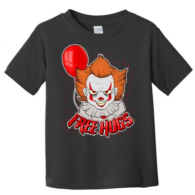 Free Hugs Scary Clown Funny Toddler T-Shirt