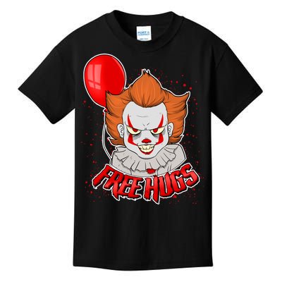 Free Hugs Scary Clown Funny Kids T-Shirt