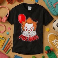 Free Hugs Scary Clown Funny Kids T-Shirt