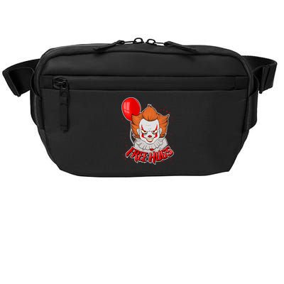 Free Hugs Scary Clown Funny Crossbody Pack