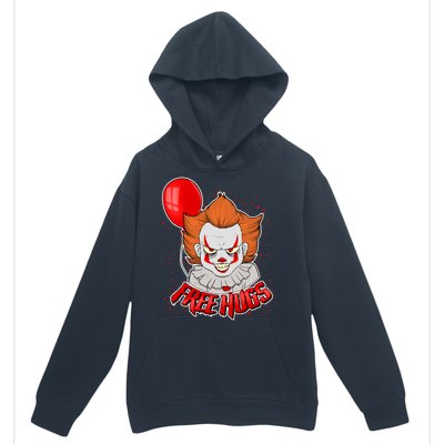 Free Hugs Scary Clown Funny Urban Pullover Hoodie