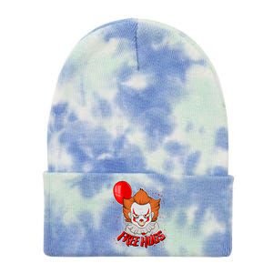 Free Hugs Scary Clown Funny Tie Dye 12in Knit Beanie