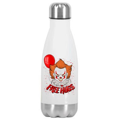 Free Hugs Scary Clown Funny Stainless Steel Insulated Water Bottle