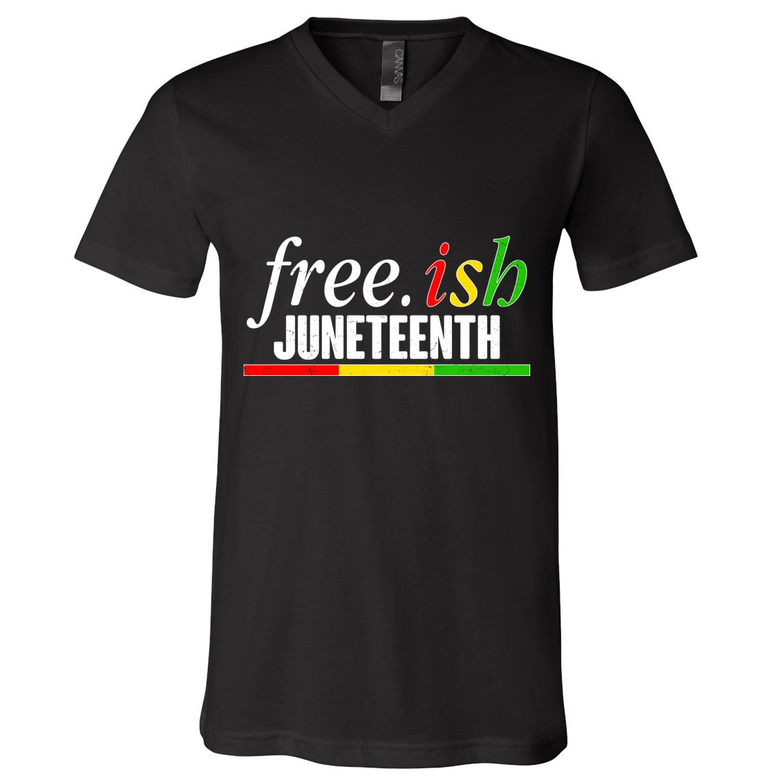Free-ish Juneteenth V-Neck T-Shirt