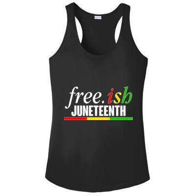 Free-ish Juneteenth Ladies PosiCharge Competitor Racerback Tank