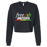 Free-ish Juneteenth Cropped Pullover Crew