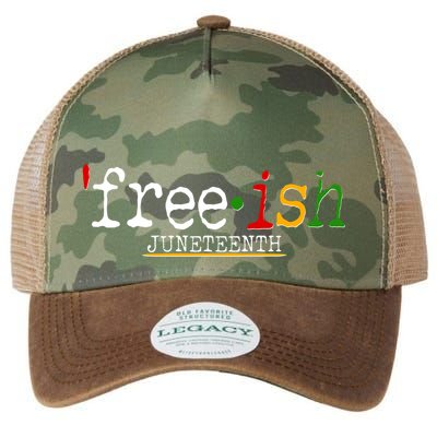 Free-ish Juneteenth June 19 1865 African American History Legacy Tie Dye Trucker Hat