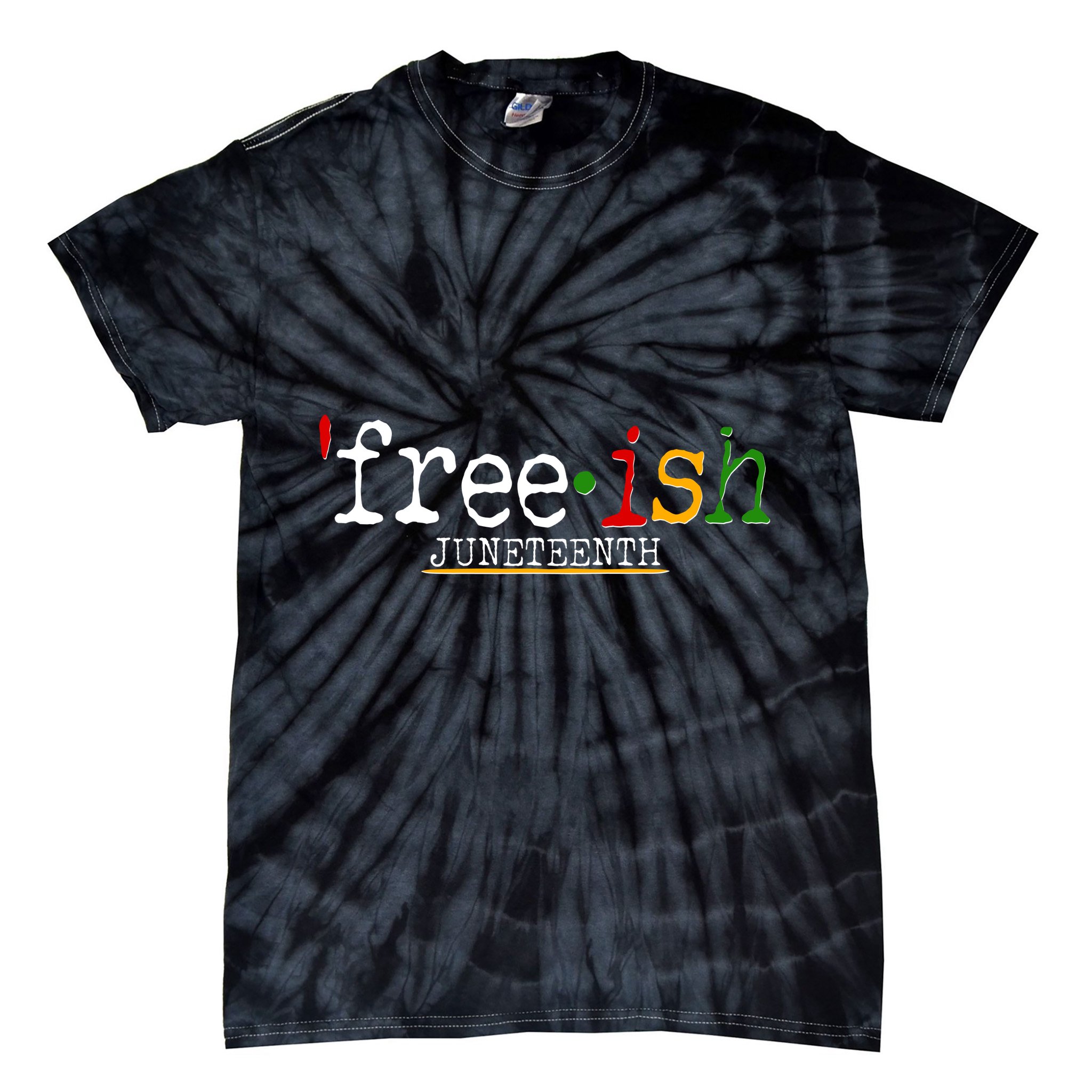 Free-ish Juneteenth June 19 1865 African American History Tie-Dye T-Shirt
