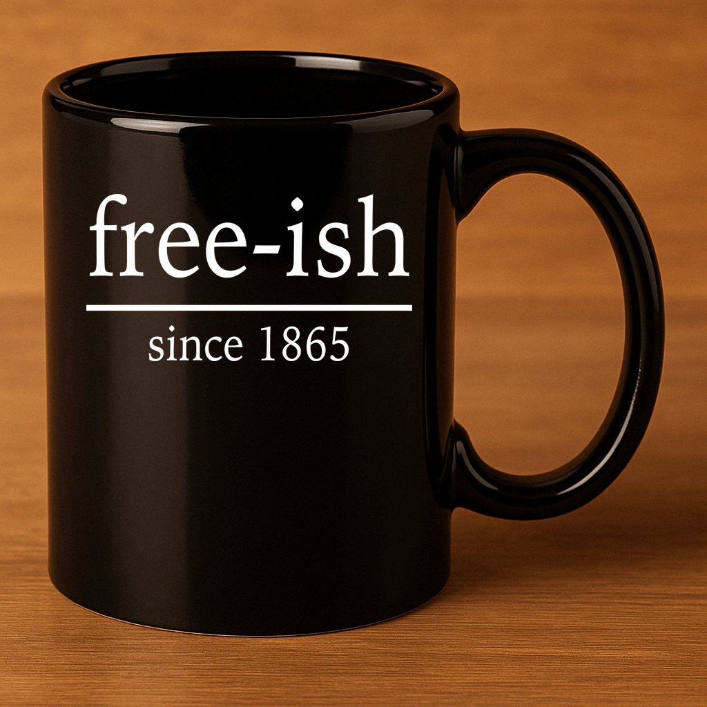 Free-ish Since 1865 11oz C Handle Ceramic Mug