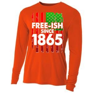 Free-ish Since 1865 Juneteenth Cooling Performance Long Sleeve Crew