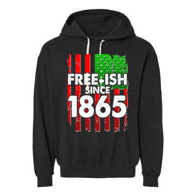 Free-ish Since 1865 Juneteenth Garment-Dyed Fleece Hoodie