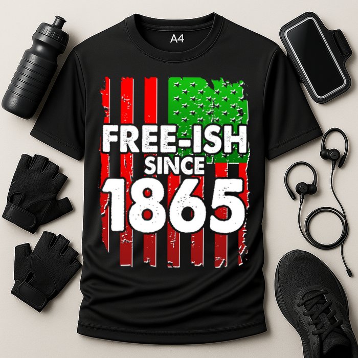 Free-ish Since 1865 Juneteenth Cooling Performance Crew T-Shirt