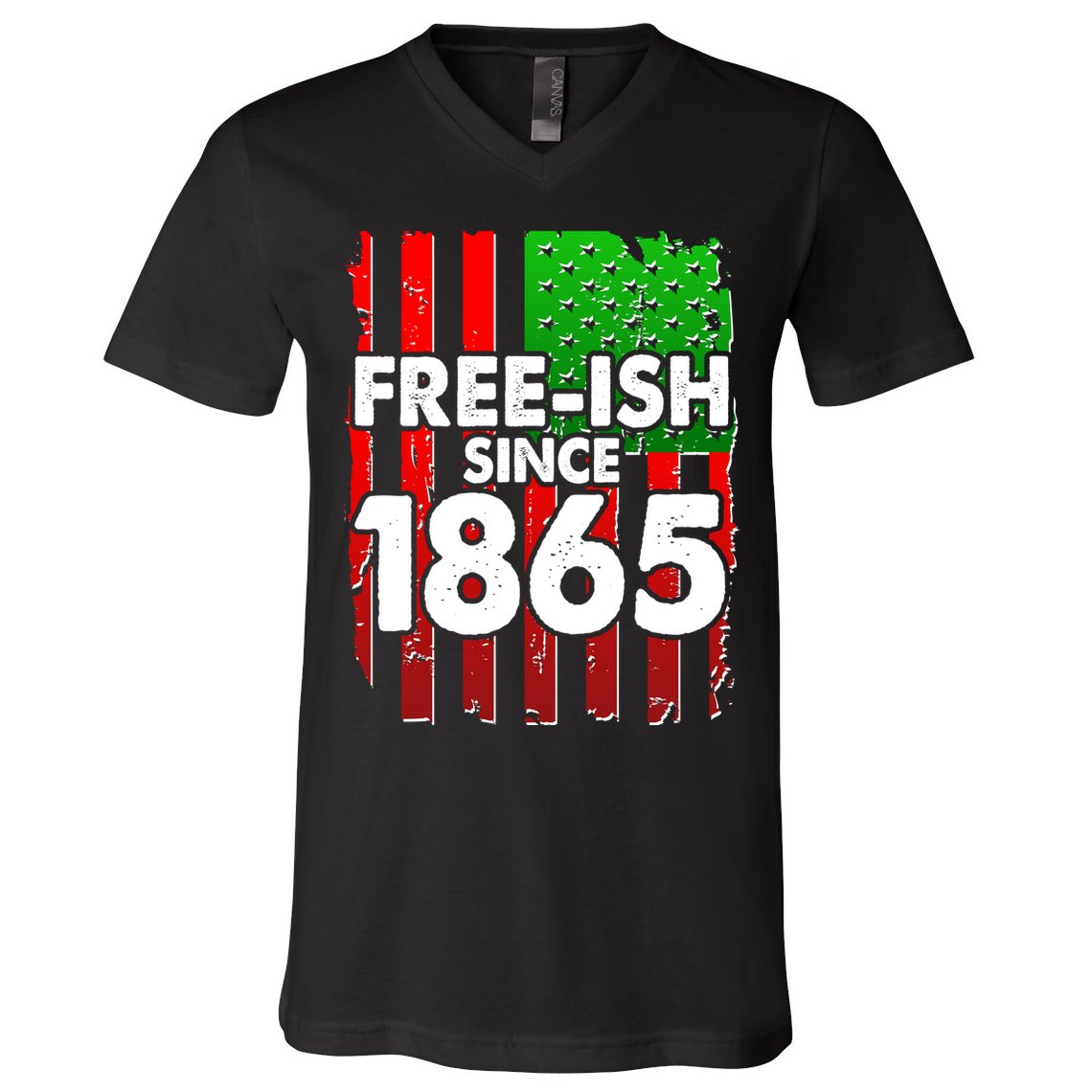 Free-ish Since 1865 Juneteenth V-Neck T-Shirt