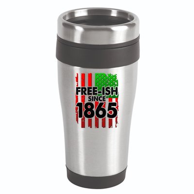 Free-ish Since 1865 Juneteenth 16oz Travel Tumbler
