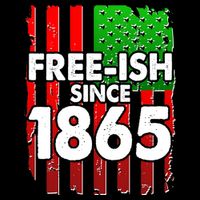 Free-ish Since 1865 Juneteenth Cropped Pullover Crew