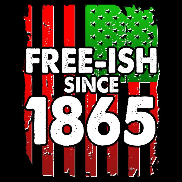 Free-ish Since 1865 Juneteenth Cropped Pullover Crew