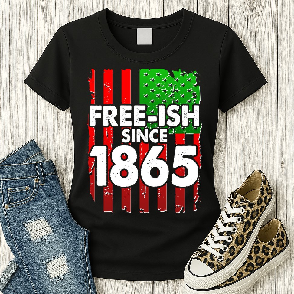 Free-ish Since 1865 Juneteenth Womens T-Shirt