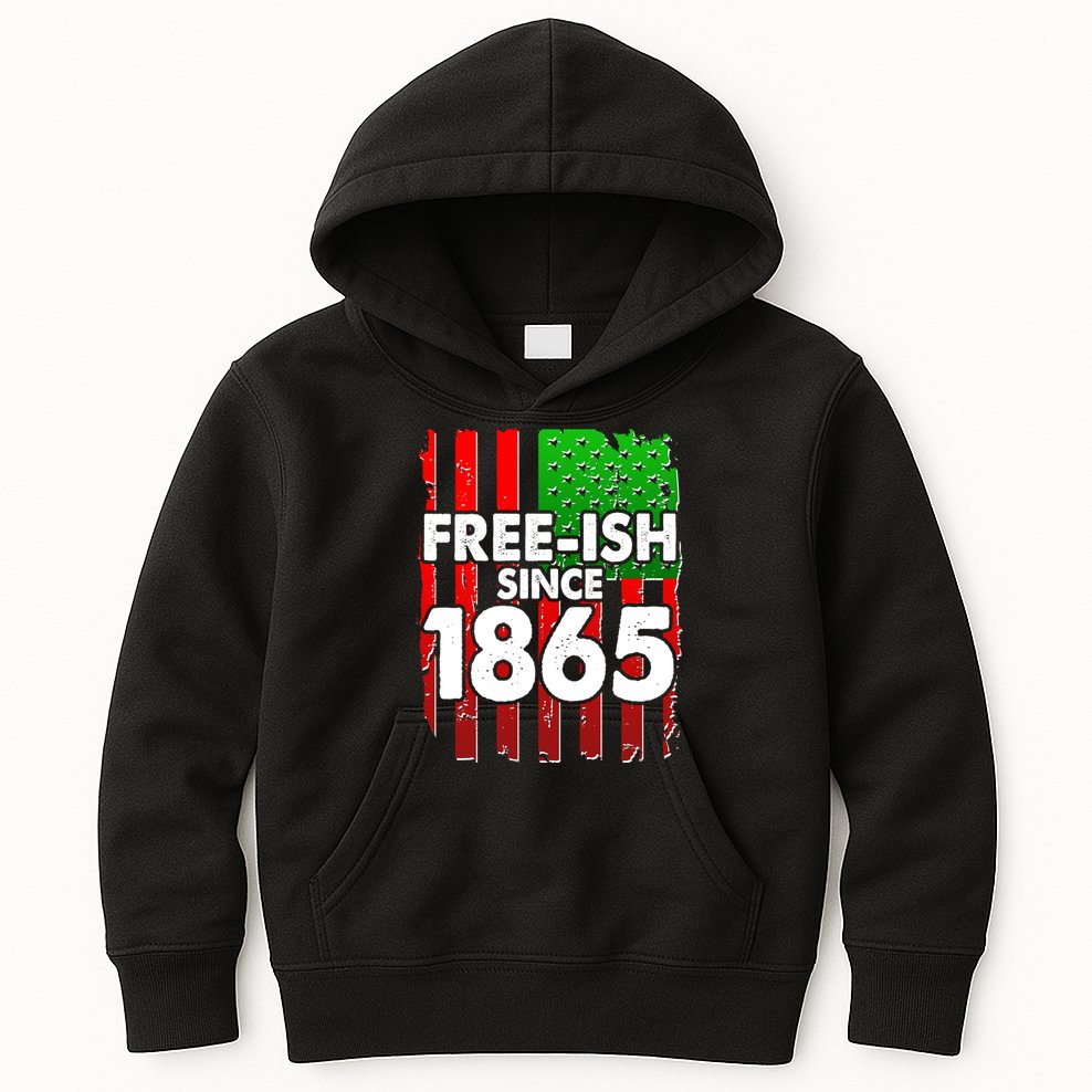 Free-ish Since 1865 Juneteenth Kids Hoodie