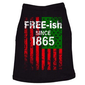 Free-ish Since 1865 Juneteenth Day Flag Black Pride Doggie Tank